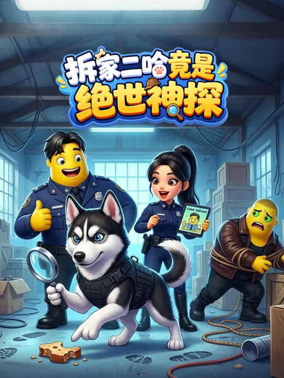 拆家二哈竟是绝世神探 海报 高清在线观看