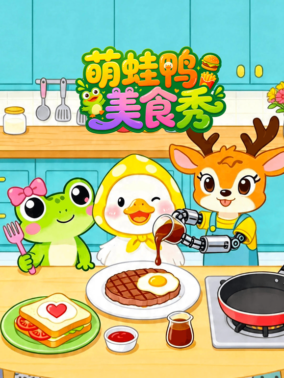萌蛙鸭美食秀 海报 高清在线观看