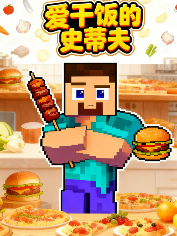 爱干饭的史蒂夫 海报 高清在线观看