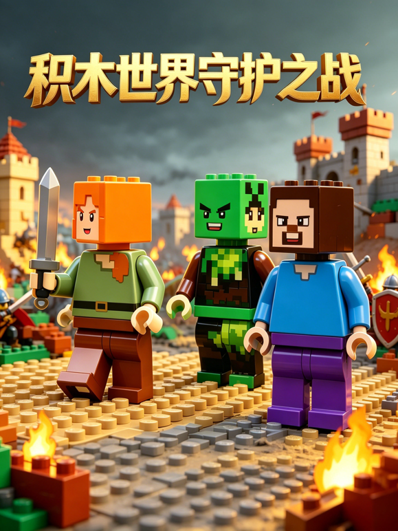 积木世界守护之战 海报 高清在线观看