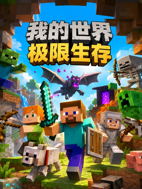 我的世界极限生存 海报 高清在线观看