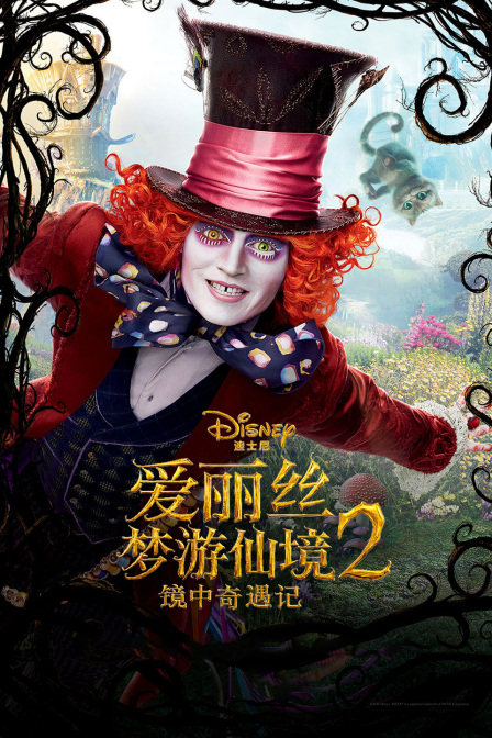 爱丽丝梦游仙境2：镜中奇遇记 海报 高清在线观看