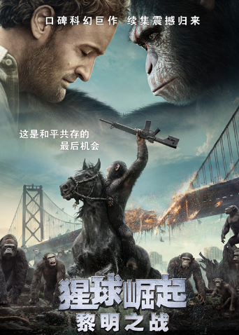 猩球崛起：黎明之战（普通话） 海报 高清在线观看