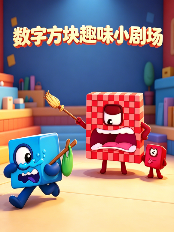 数字方块趣味小剧场 海报 高清在线观看