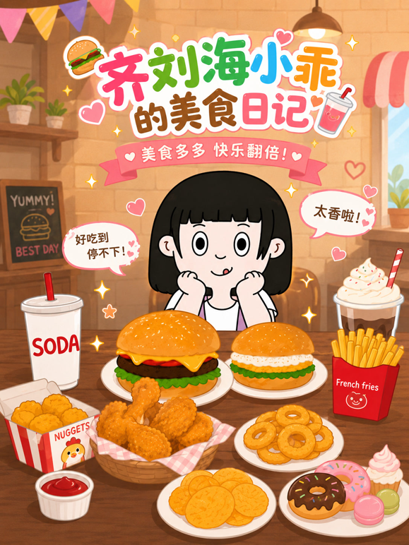 齐刘海小乖的美食日记 海报 高清在线观看