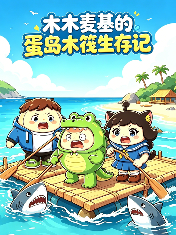 木木麦基的蛋岛木筏生存记 海报 高清在线观看
