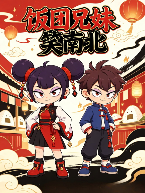 饭团兄妹笑南北 海报 高清在线观看