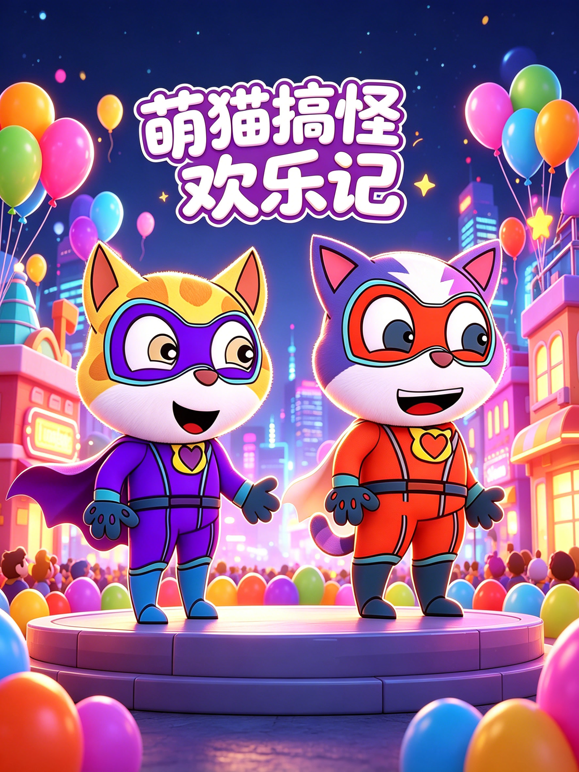 萌猫搞怪欢乐记 海报 高清在线观看