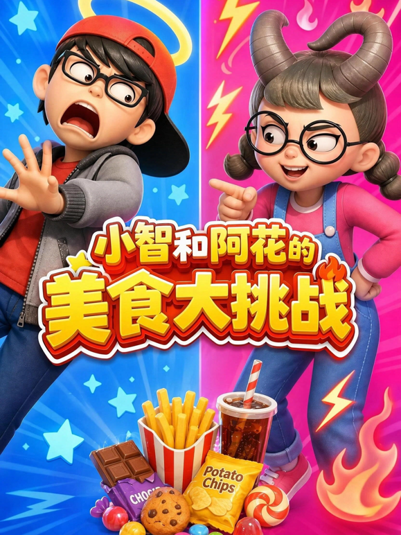 小智和阿花的美食大挑战 海报 高清在线观看