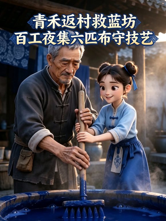青禾返村救蓝坊，百工夜集六匹布守技艺 海报 高清在线观看