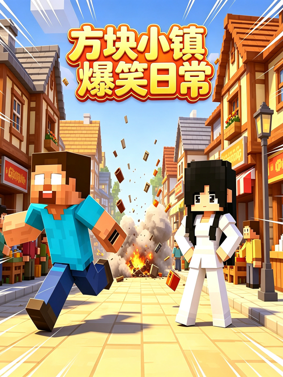 方块小镇爆笑日常 海报 高清在线观看