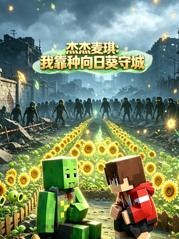 杰杰麦琪：我靠种向日葵守城 海报 高清在线观看