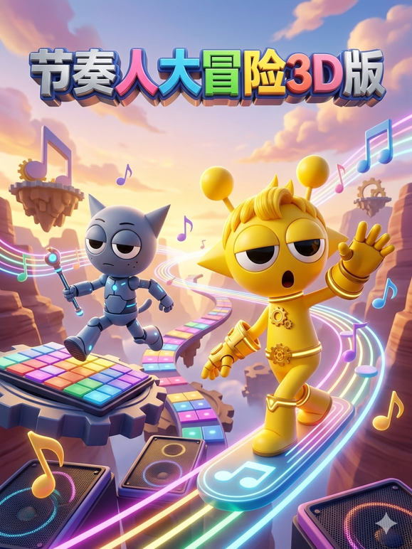 节奏人大冒险3D版 海报 高清在线观看