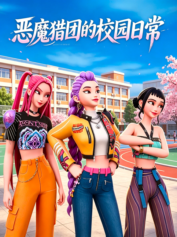 恶魔猎团的校园日常 海报 高清在线观看