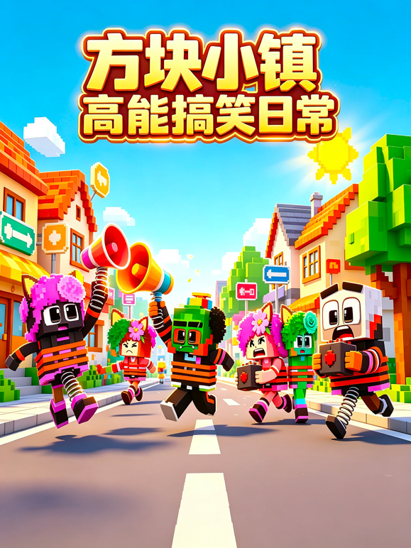 方块小镇高能搞笑日常 海报 高清在线观看