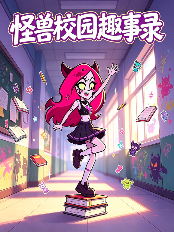 怪兽校园趣事录 海报 高清在线观看