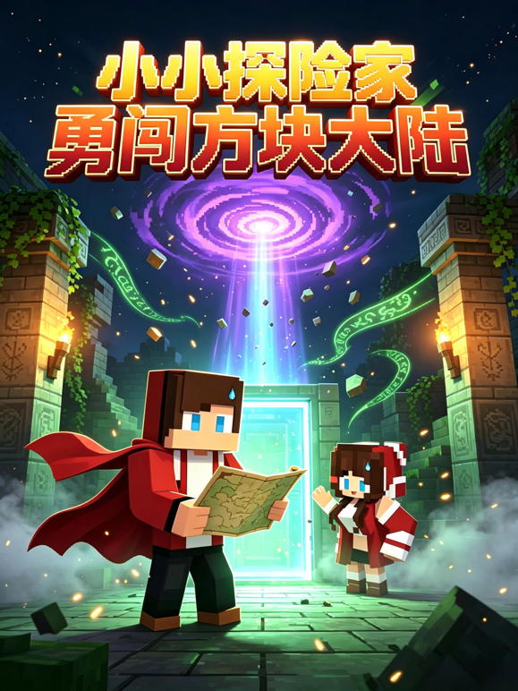 小小探险家勇闯方块大陆 海报 高清在线观看