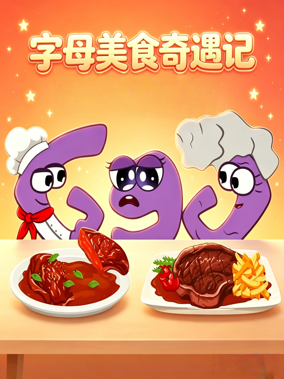 字母美食奇遇记 海报 高清在线观看