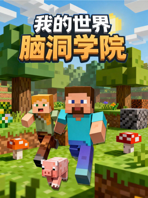我的世界脑洞学院 海报 高清在线观看