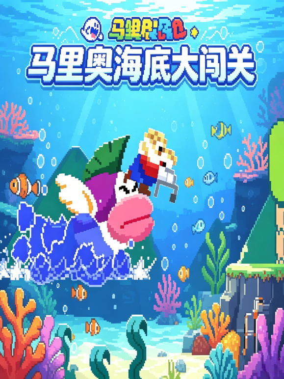 马里奥海底大闯关 海报 高清在线观看