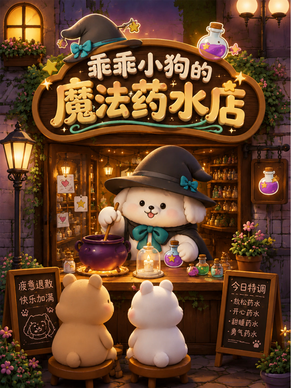 乖乖小狗的魔法药水店 海报 高清在线观看