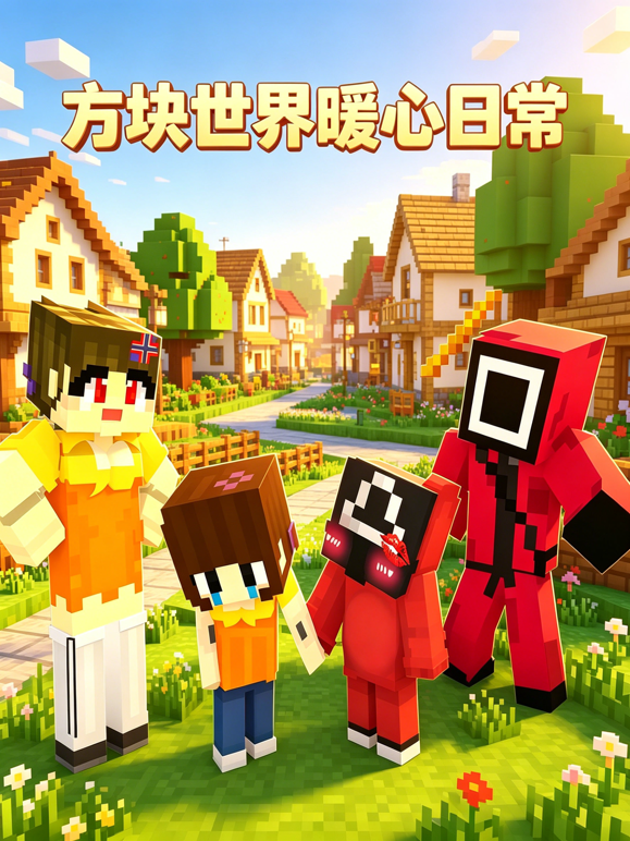 方块世界暖心日常 海报 高清在线观看