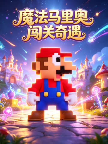 魔法马里奥闯关奇遇 海报 高清在线观看