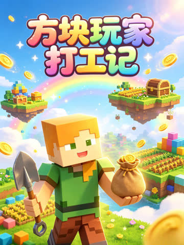 方块玩家打工记 海报 高清在线观看