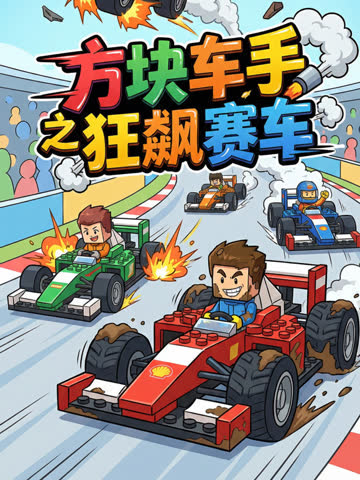 方块车手之狂飙赛车 海报 高清在线观看