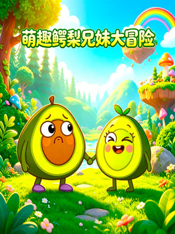 萌趣鳄梨兄妹大冒险 海报 高清在线观看