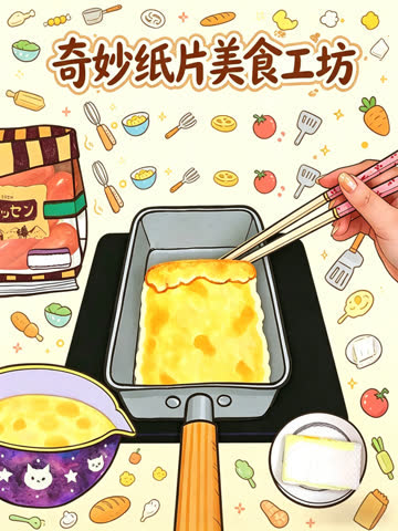 奇妙纸片美食工坊 海报 高清在线观看