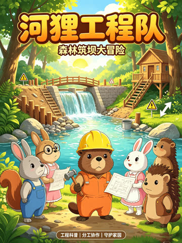 河狸工程队：森林筑坝大冒险 海报 高清在线观看