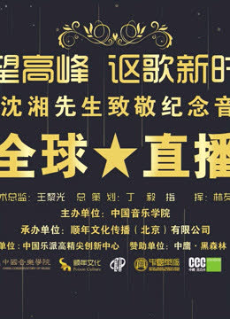 仰望高峰《向沈湘先生致敬音乐会》 海报 高清在线观看