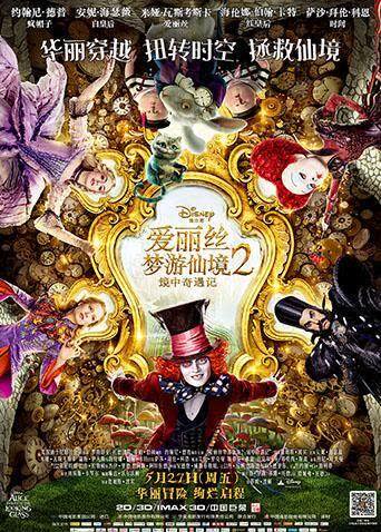 爱丽丝梦游仙境2：镜中奇遇记（普通话） 海报 高清在线观看